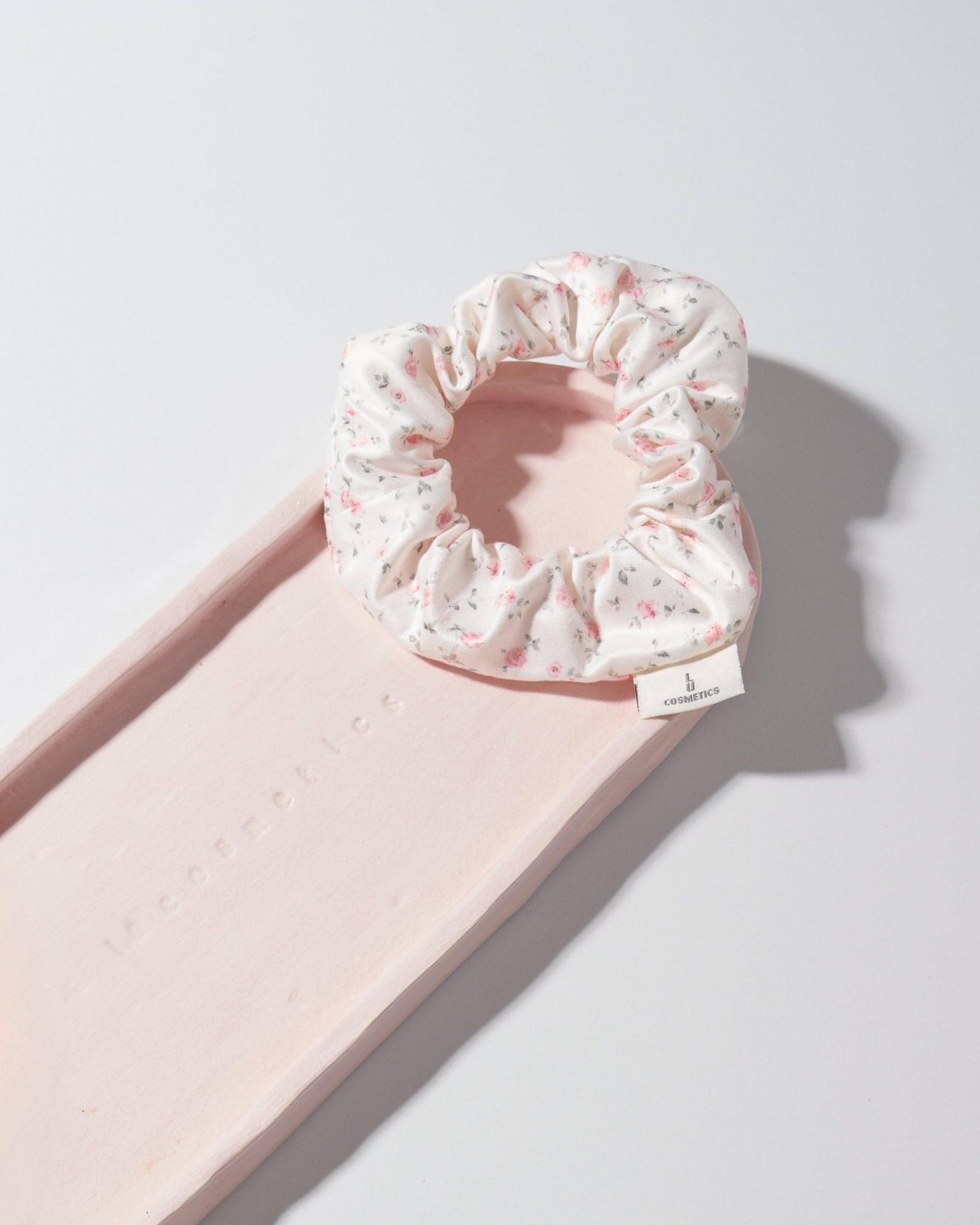 Flower Hair Scrunchie - Lu Cosmetics