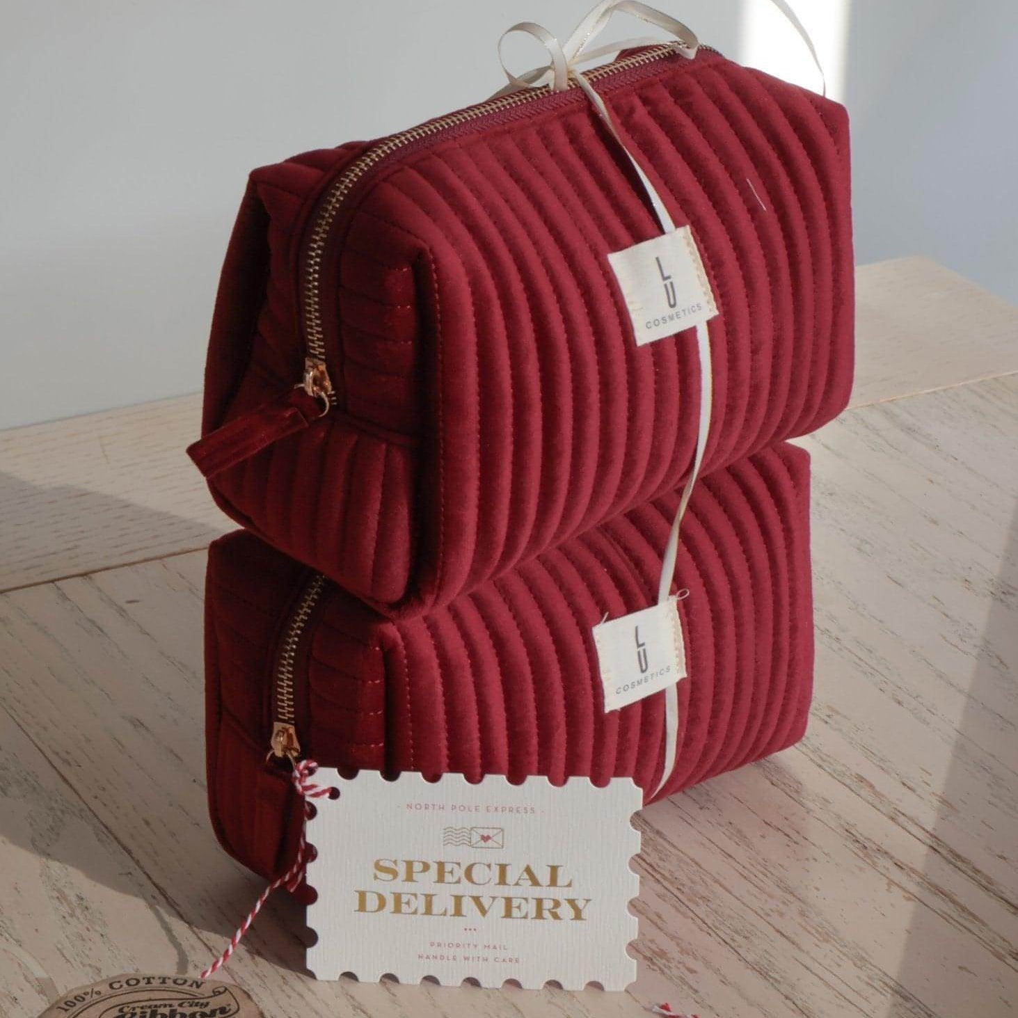Bolsa Cosmetiquera Velvet - Lu Cosmetics