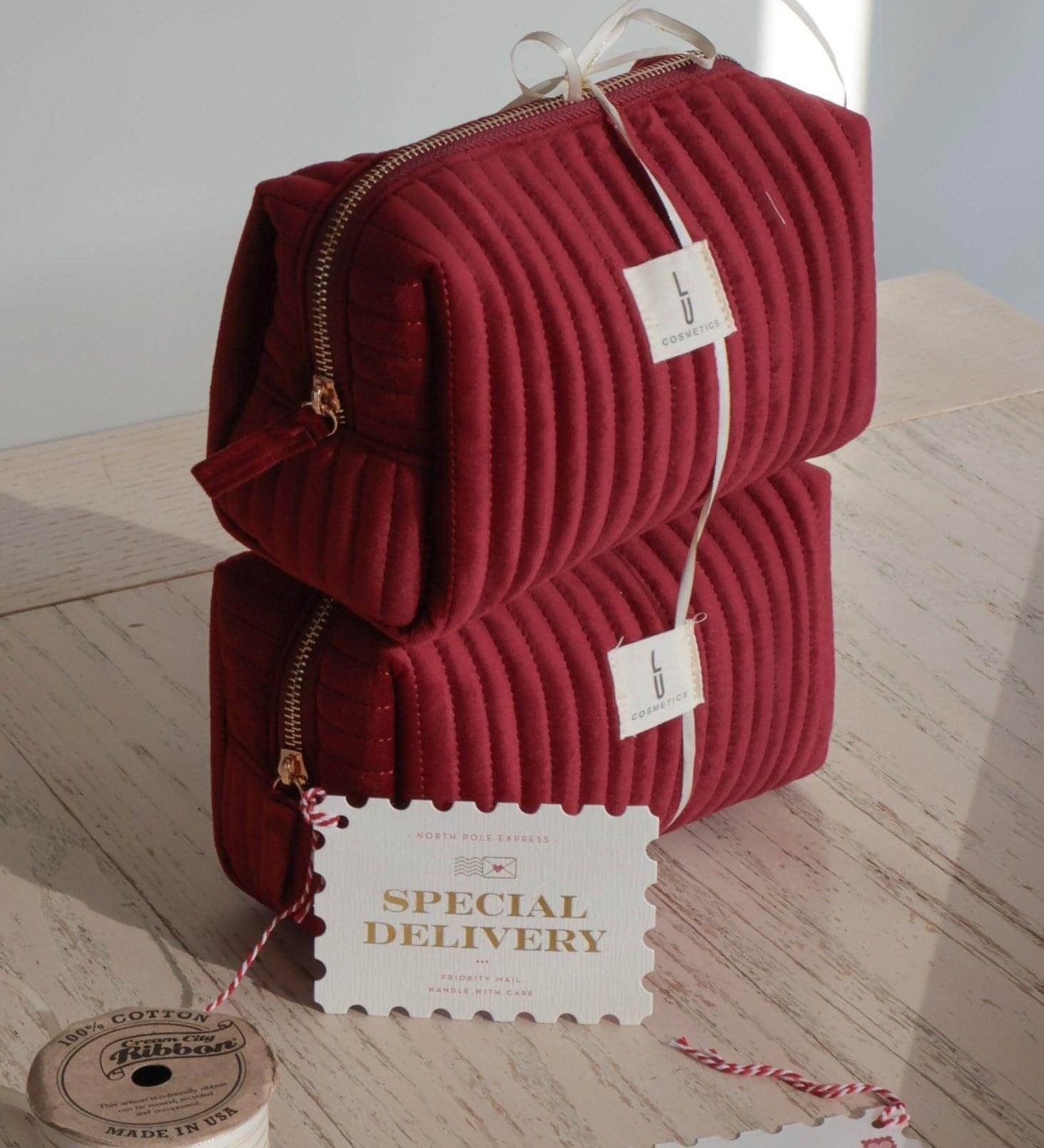 Bolsa Cosmetiquera Velvet - Lu Cosmetics