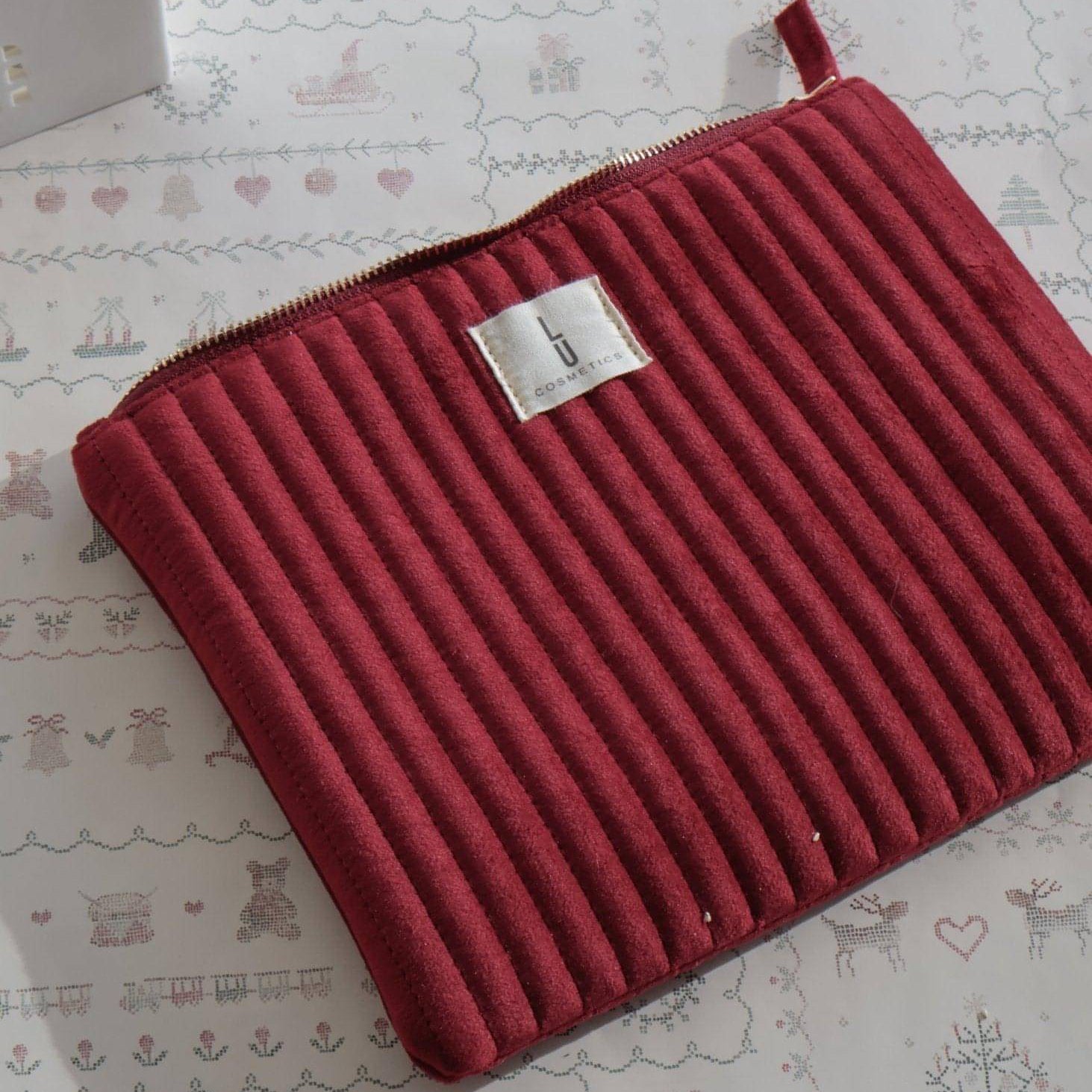 Bolsa Cosmetiquera Velvet - Lu Cosmetics
