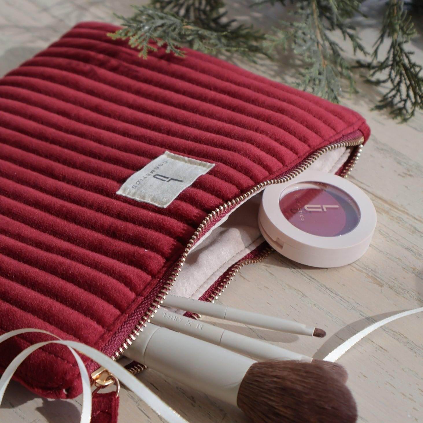 Bolsa Cosmetiquera Velvet - Lu Cosmetics