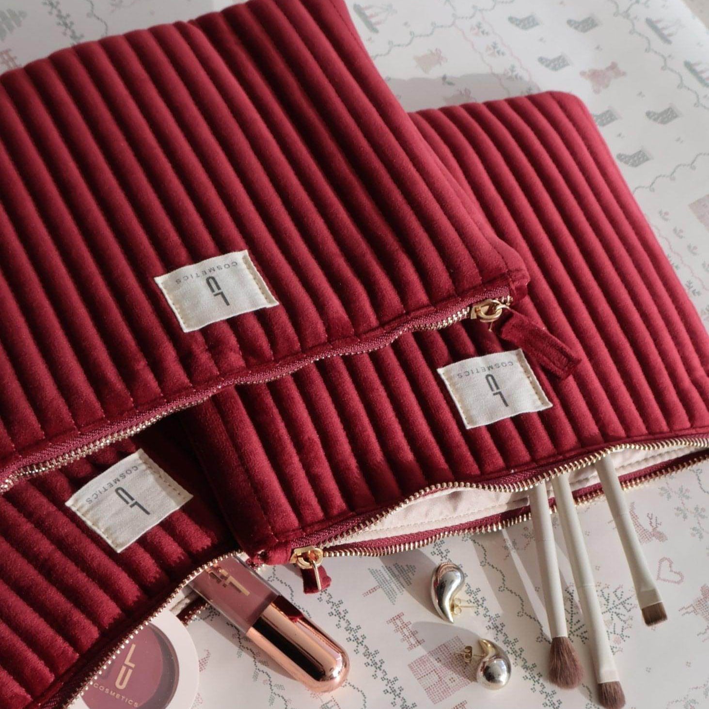 Bolsa Cosmetiquera Velvet - Lu Cosmetics