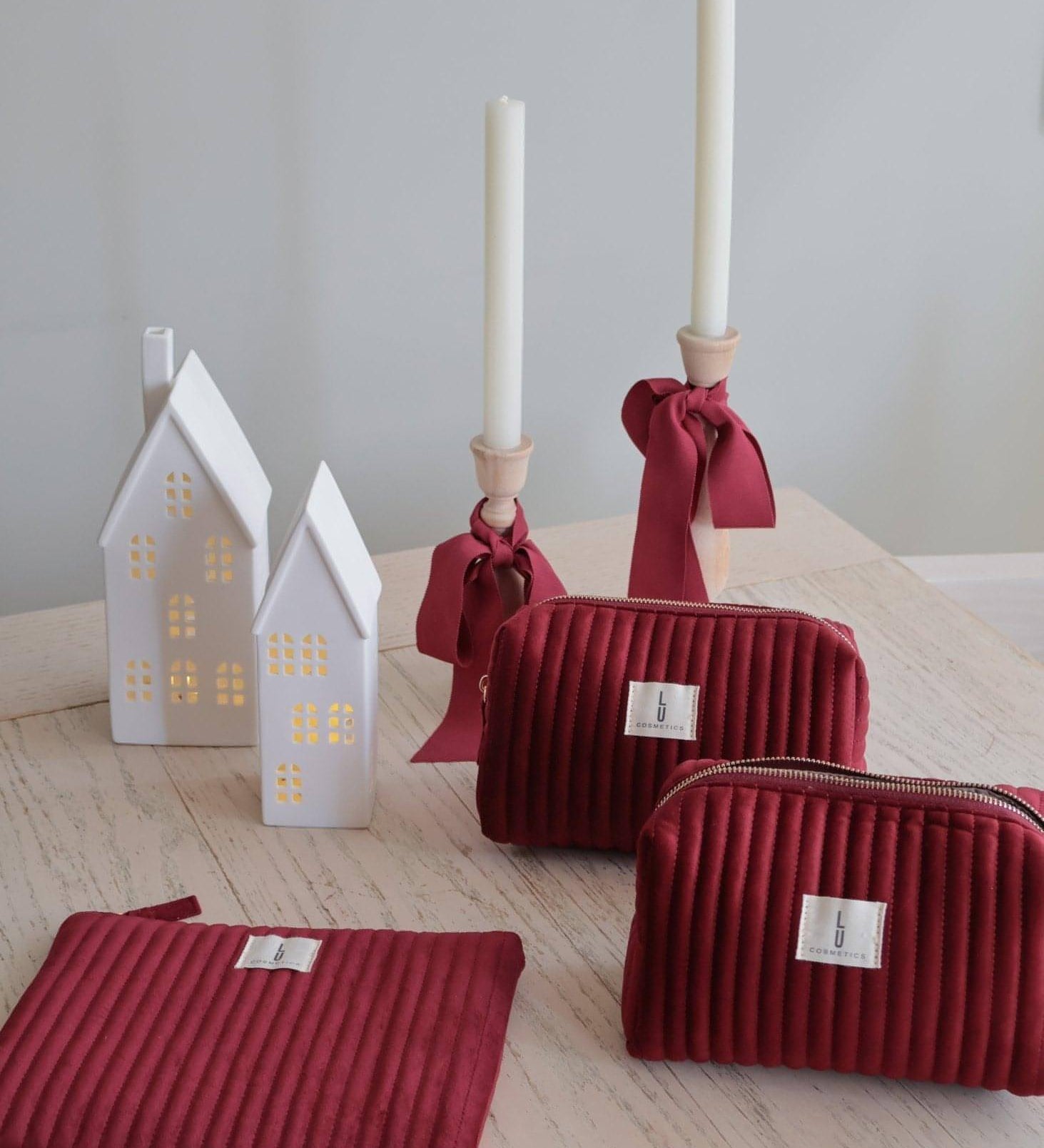 Bolsa Cosmetiquera Velvet - Lu Cosmetics