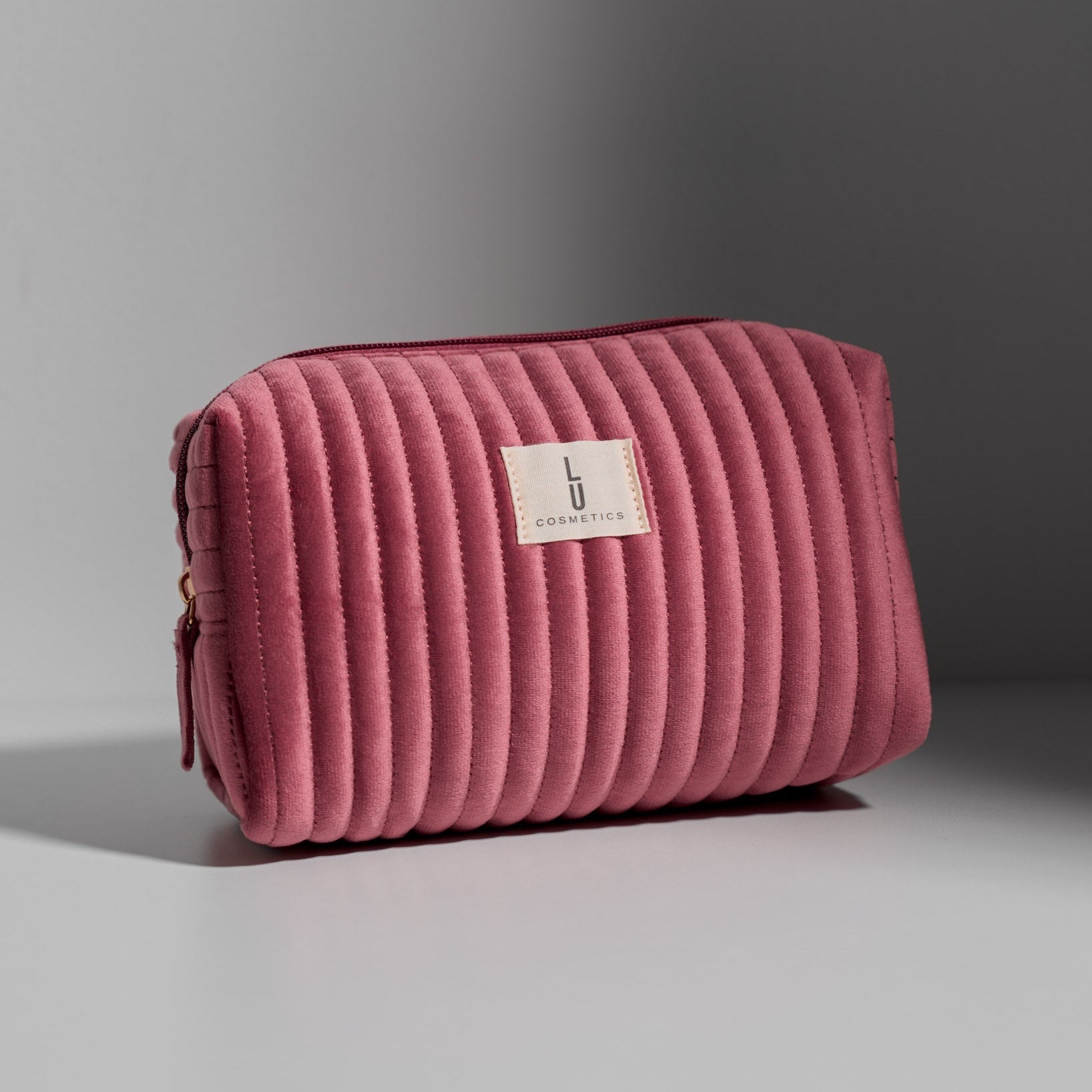 Bolsa Cosmetiquera Velvet Rosé - Lu Cosmetics