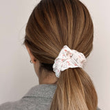 Flower Hair Scrunchie - Lu Cosmetics