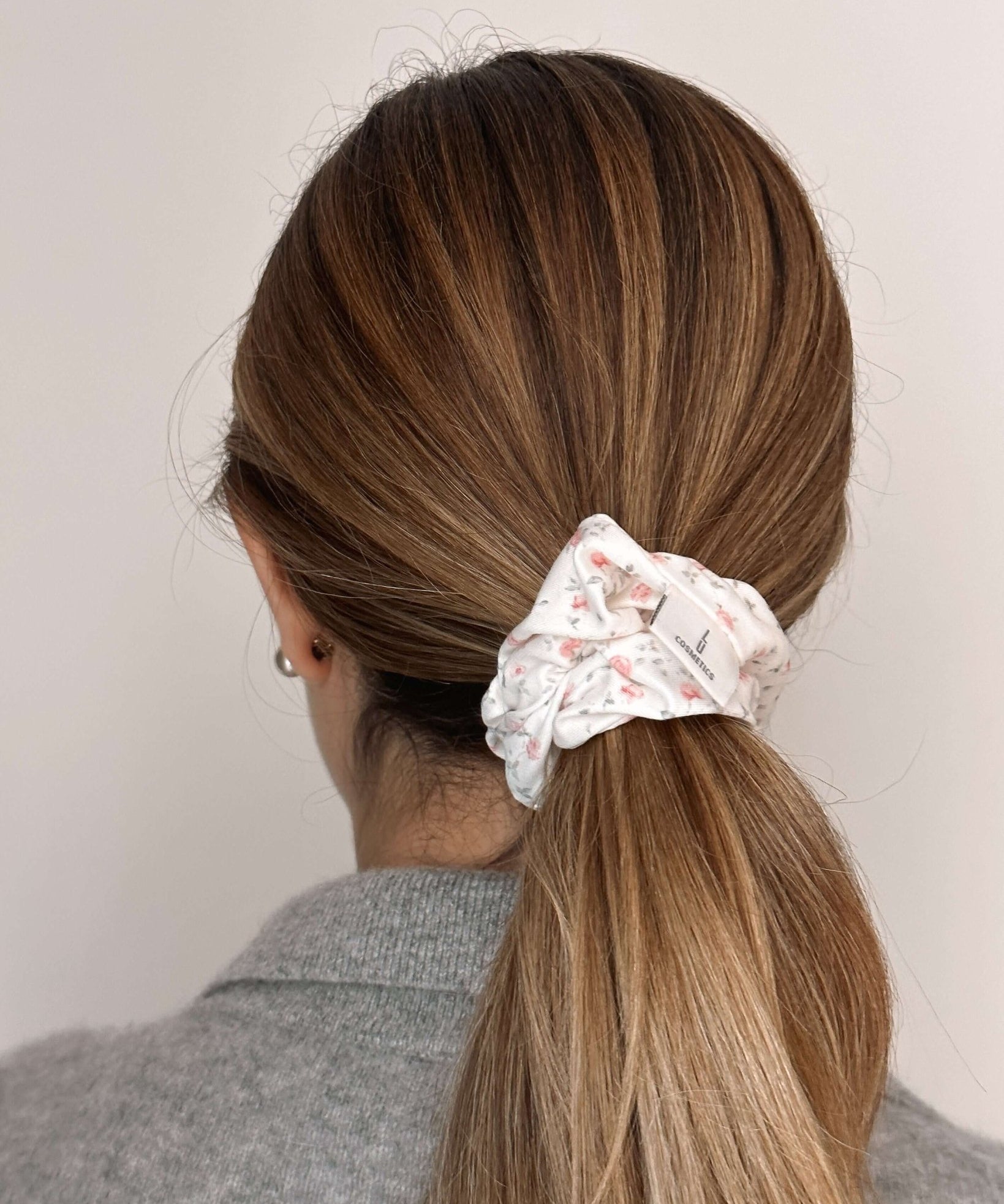 Flower Hair Scrunchie - Lu Cosmetics