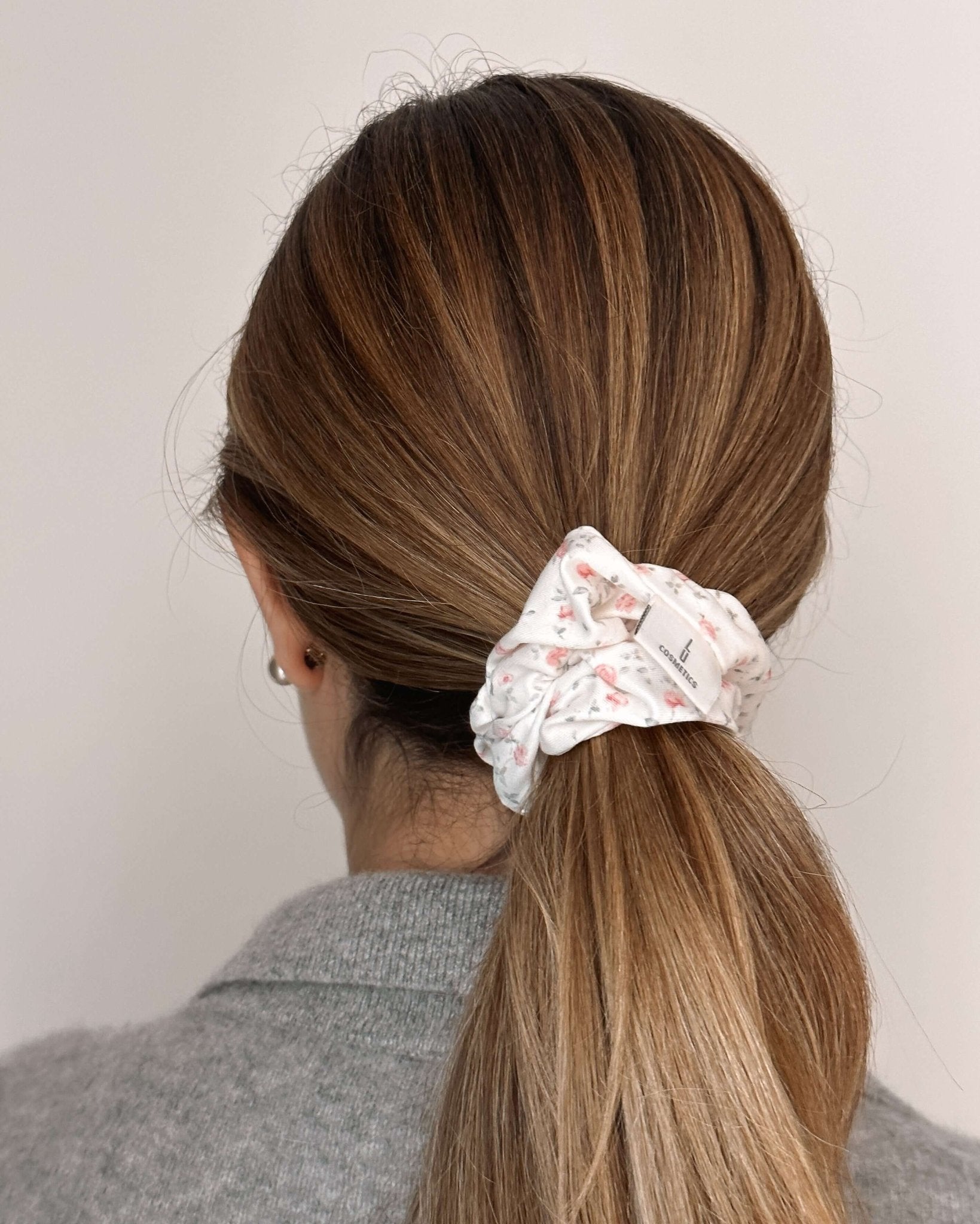 Flower Hair Scrunchie - Lu Cosmetics