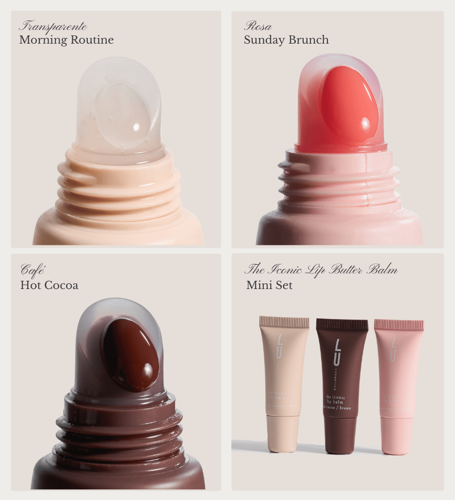Iconic Lip Butter Balm Mini Set - Lu Cosmetics