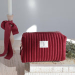 Las 2 Bolsas Velvet Vino - Lu Cosmetics