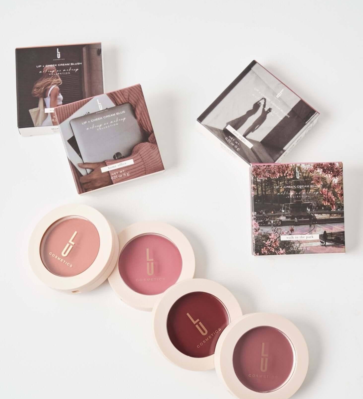 Lip + Cheek Cream Blush Bundle - Lu Cosmetics