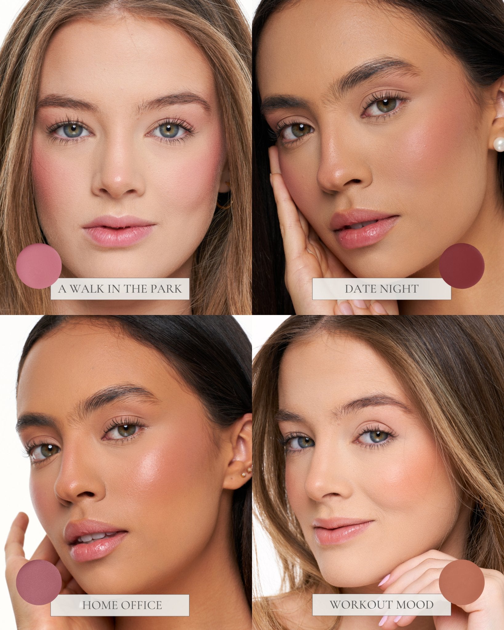 Lip + Cheek Cream Blush Bundle - Lu Cosmetics