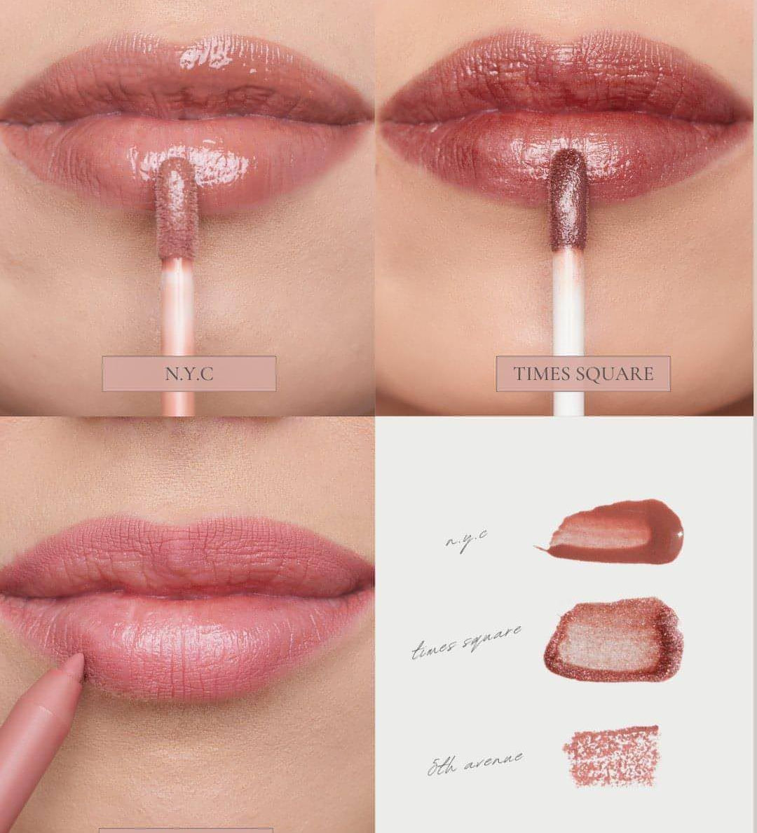 Lip Trio NYC Collection - Lu Cosmetics