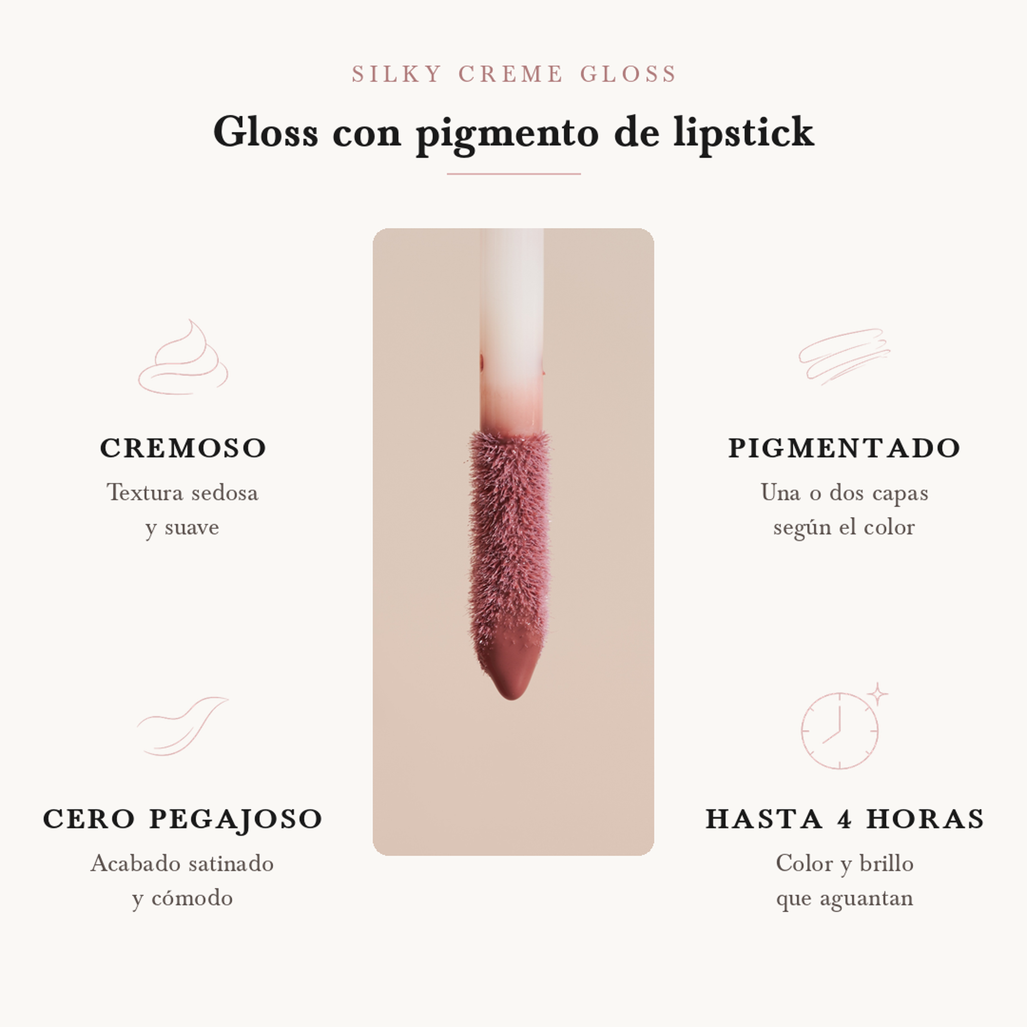 Silky Creme Gloss The Rachel
